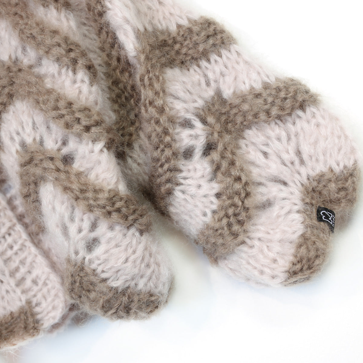 MYPZ Short Chunky-Mohair-Cardigan Stonies Wave