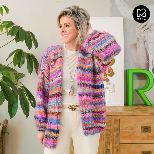 Strickset – MYPZ Chunky Mohair Cardigan Flirty No15 (ENG-NL-DE)
