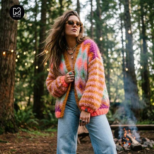MYPZ Chunky Mohair Flora Jacket
