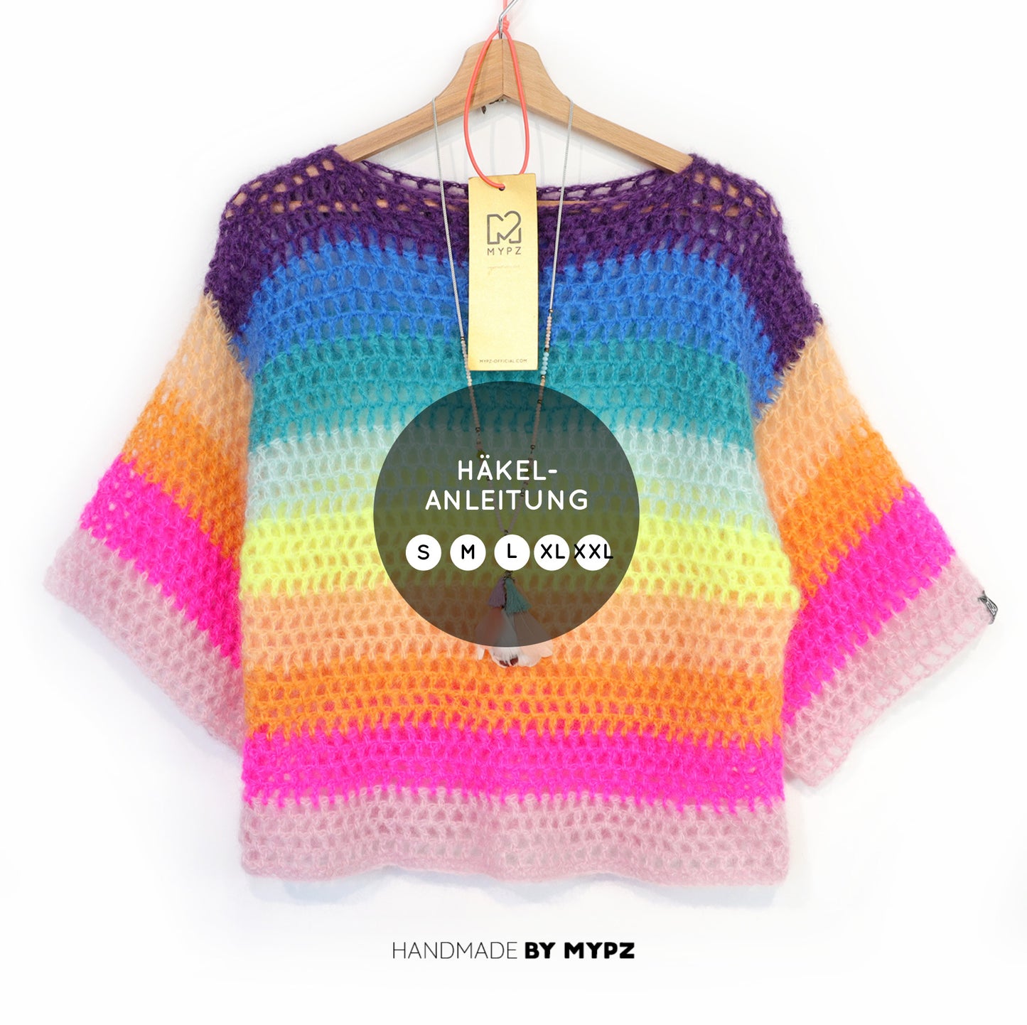 Häkelanleitung – MYPZ Rainbow top (ENG-NL-DE)