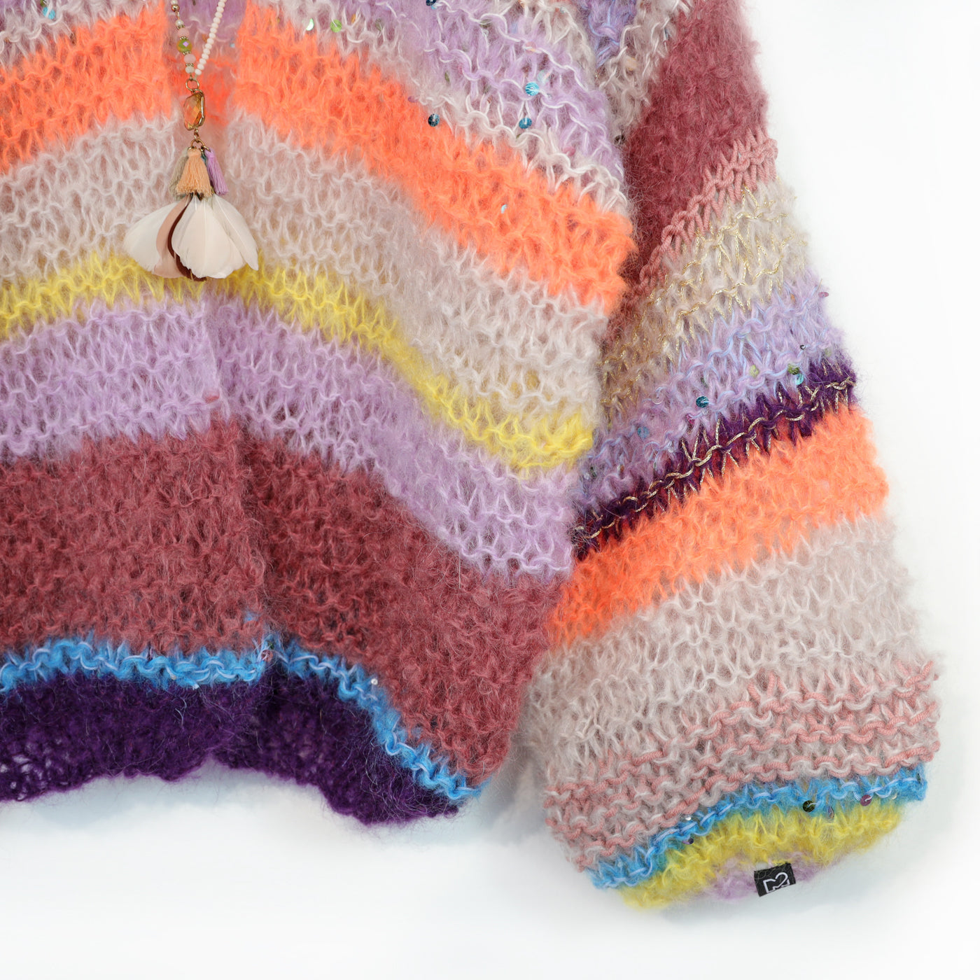 Knitting Kit – Light Mohair Cardigan Sasha No.12 (ENG-NL-DE)