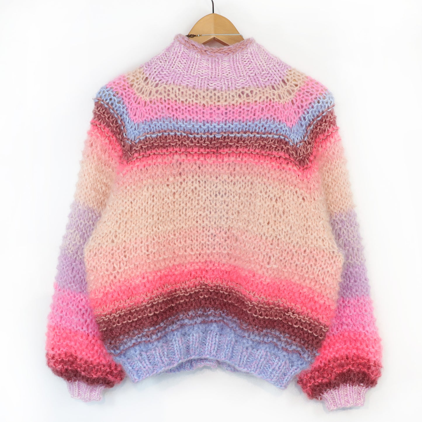 Strickset – MYPZ top-down bomber cardigan Blush en Rouge No10 (ENG-NL-DE)