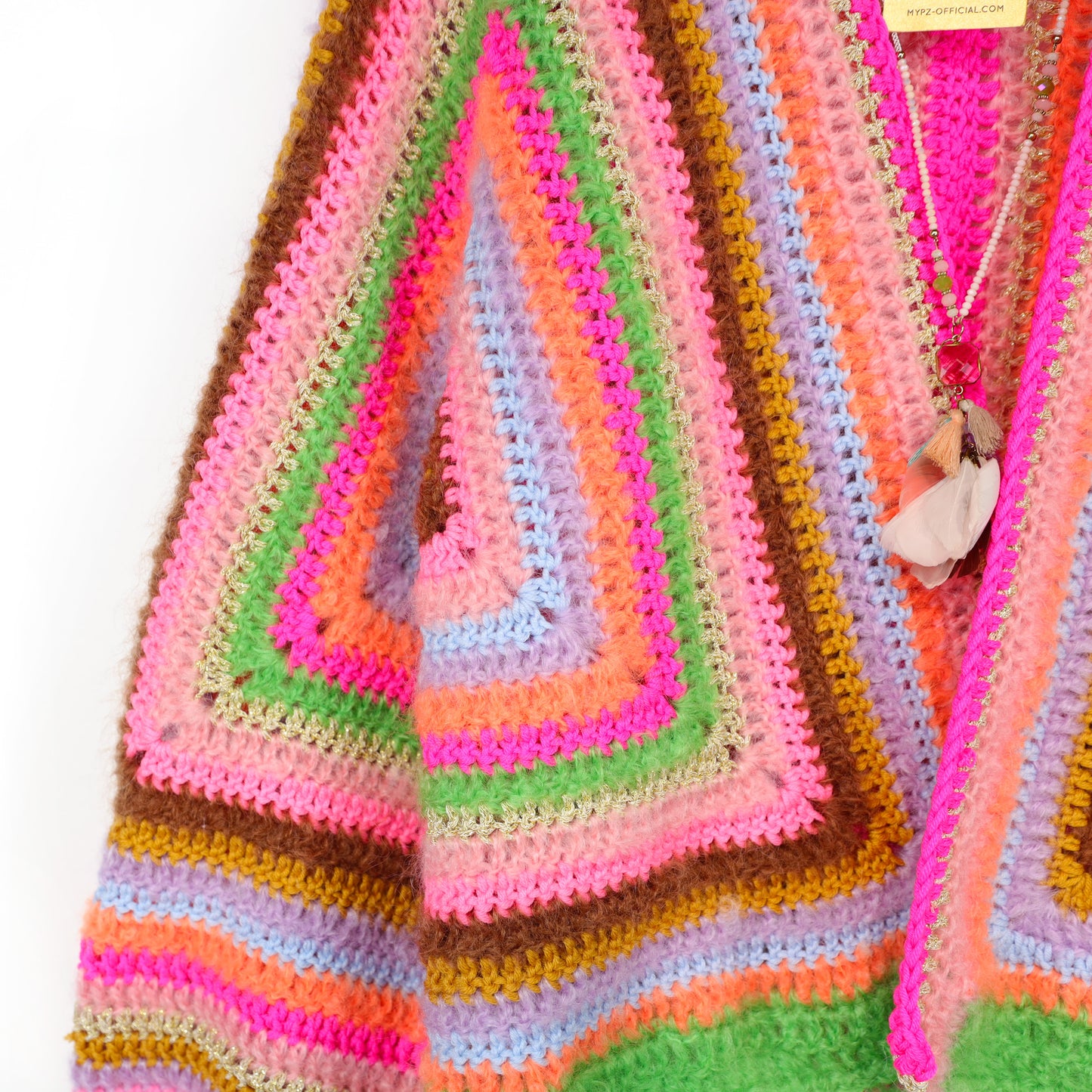 Häkelanleitung - MYPZ Hexagon Cardigan Vibrant Soul (ENG-NL-DE)