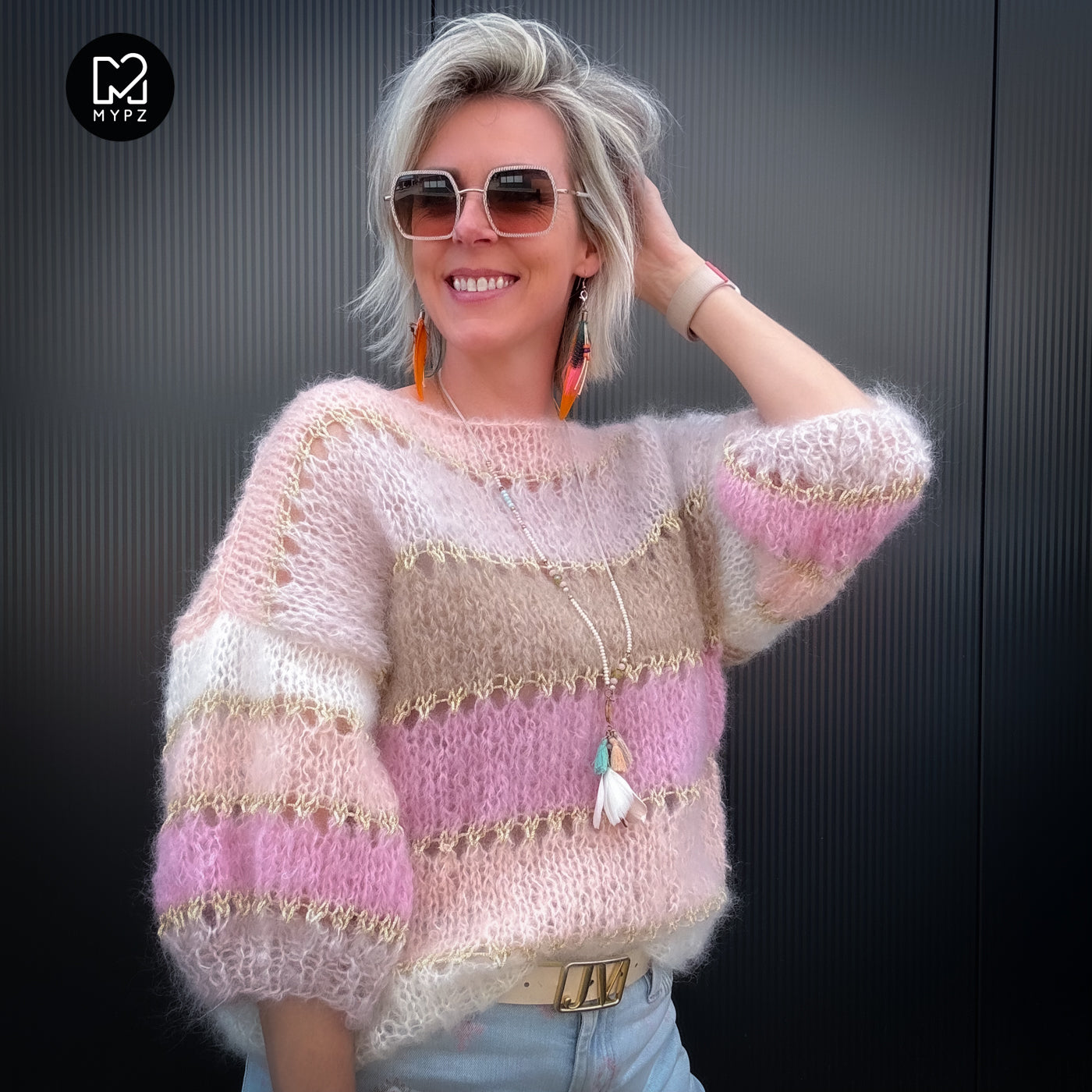 Strickset – MYPZ Light Mohair Top Beige No10 (ENG-NL-DE)