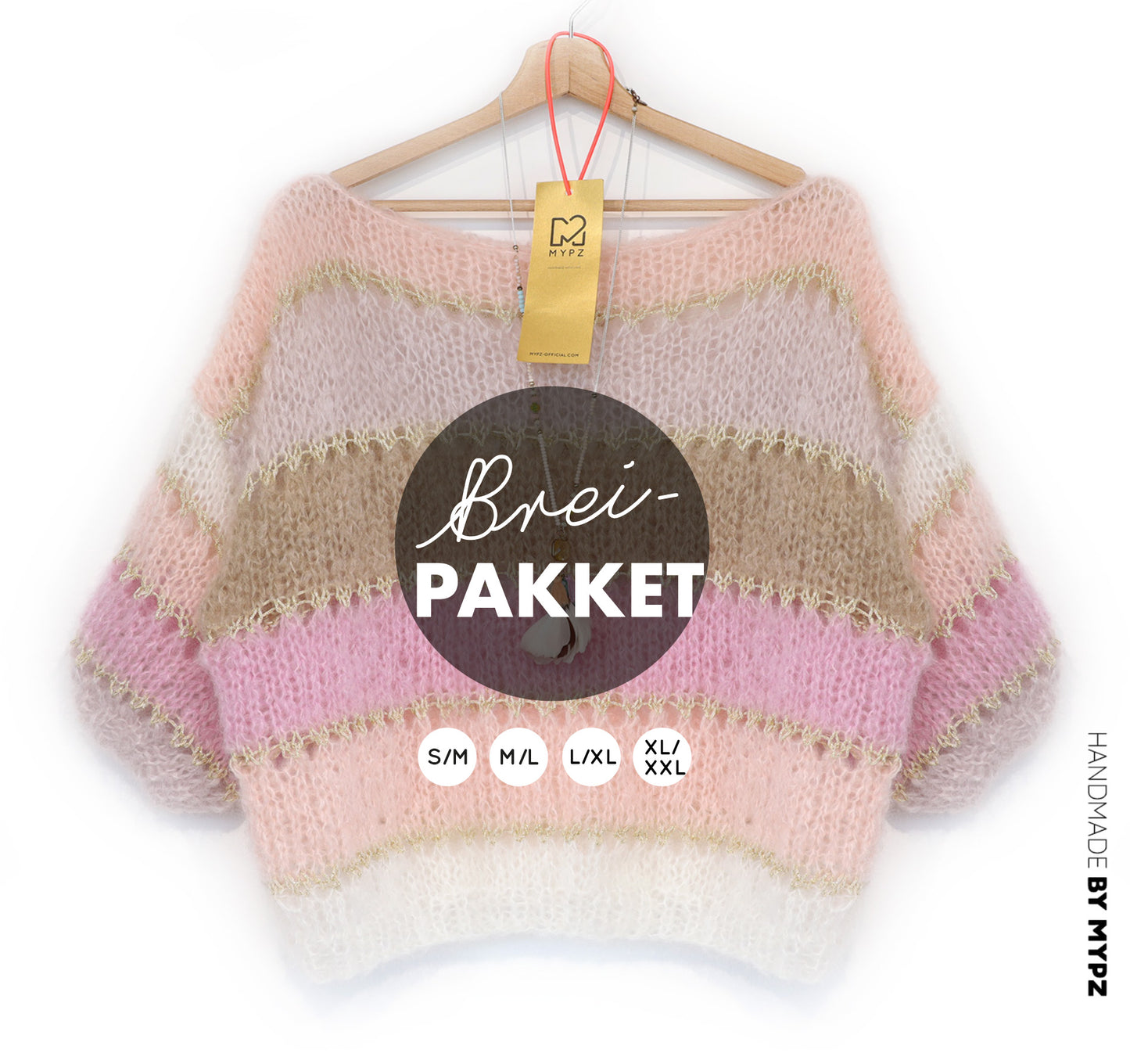 Strickset – MYPZ Light Mohair Top Beige No10 (ENG-NL-DE)