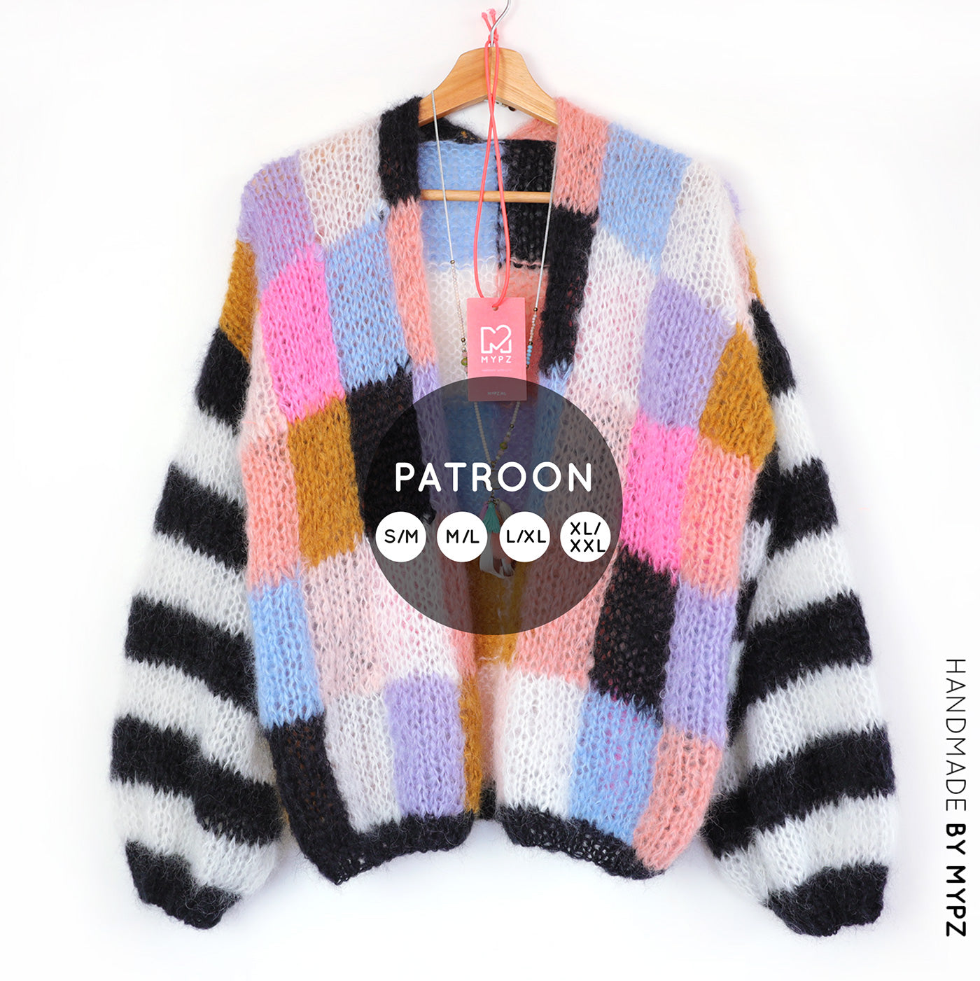 Strickanleitung – MYPZ Light Mohair Cardigan Fuzzy No10 (ENG-NL-DE)