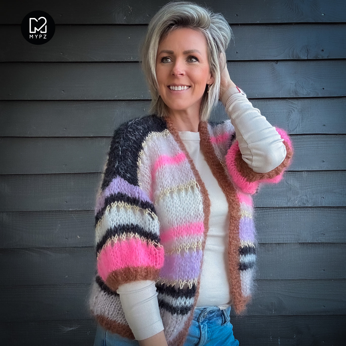 Strickset – MYPZ Light Mohair Cardigan Alexia No10 (ENG-NL-DE)