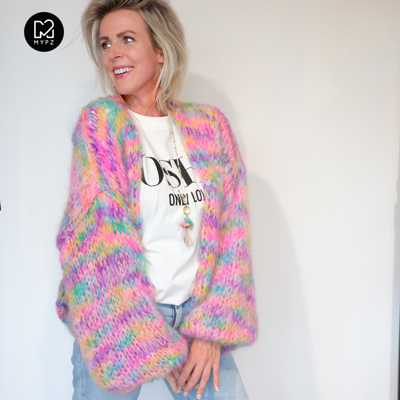 Strickset – MYPZ Short Chunky Mohair Cardigan Maia No.15 (ENG-NL-DE)