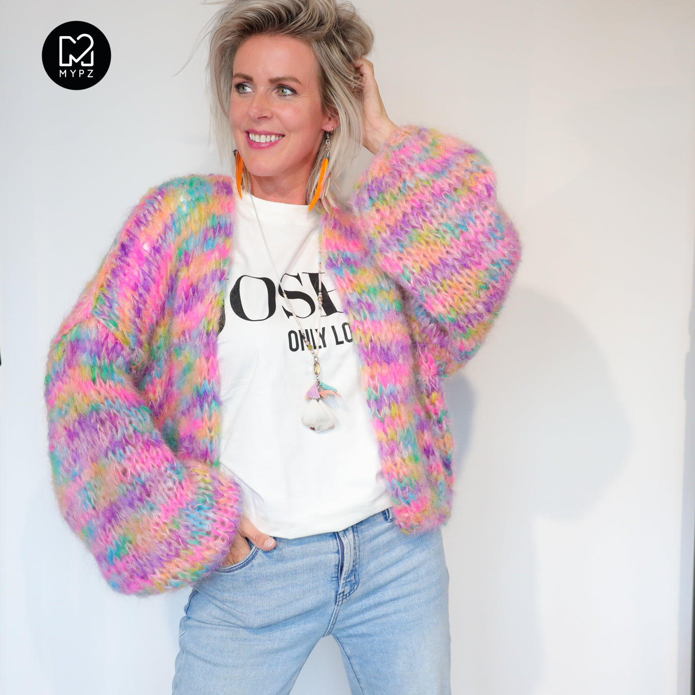 Strickset – MYPZ Short Chunky Mohair Cardigan Maia No.15 (ENG-NL-DE)