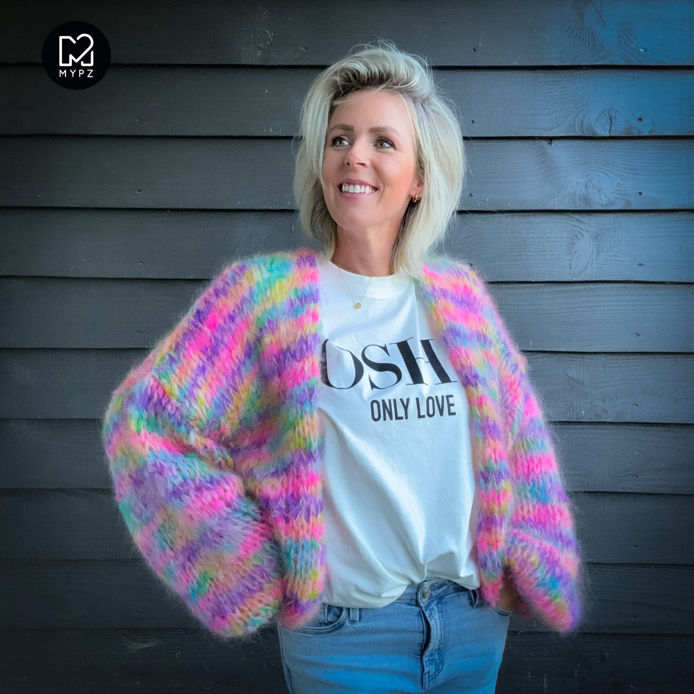 Strickset – MYPZ Short Chunky Mohair Cardigan Maia No.15 (ENG-NL-DE)
