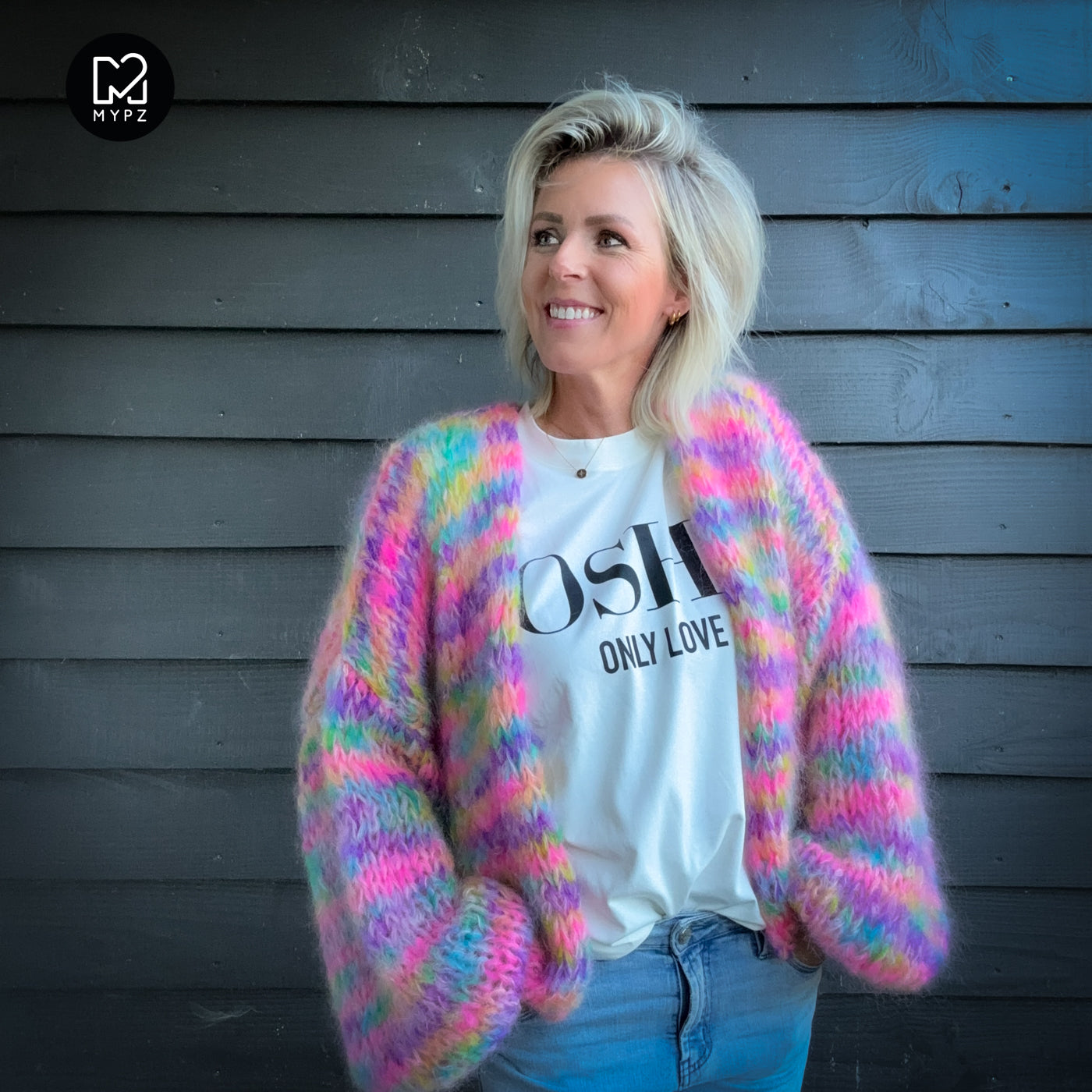 Strickset – MYPZ Short Chunky Mohair Cardigan Maia No.15 (ENG-NL-DE)