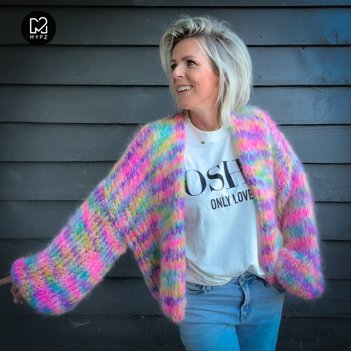 Strickset – MYPZ Short Chunky Mohair Cardigan Maia No.15 (ENG-NL-DE)