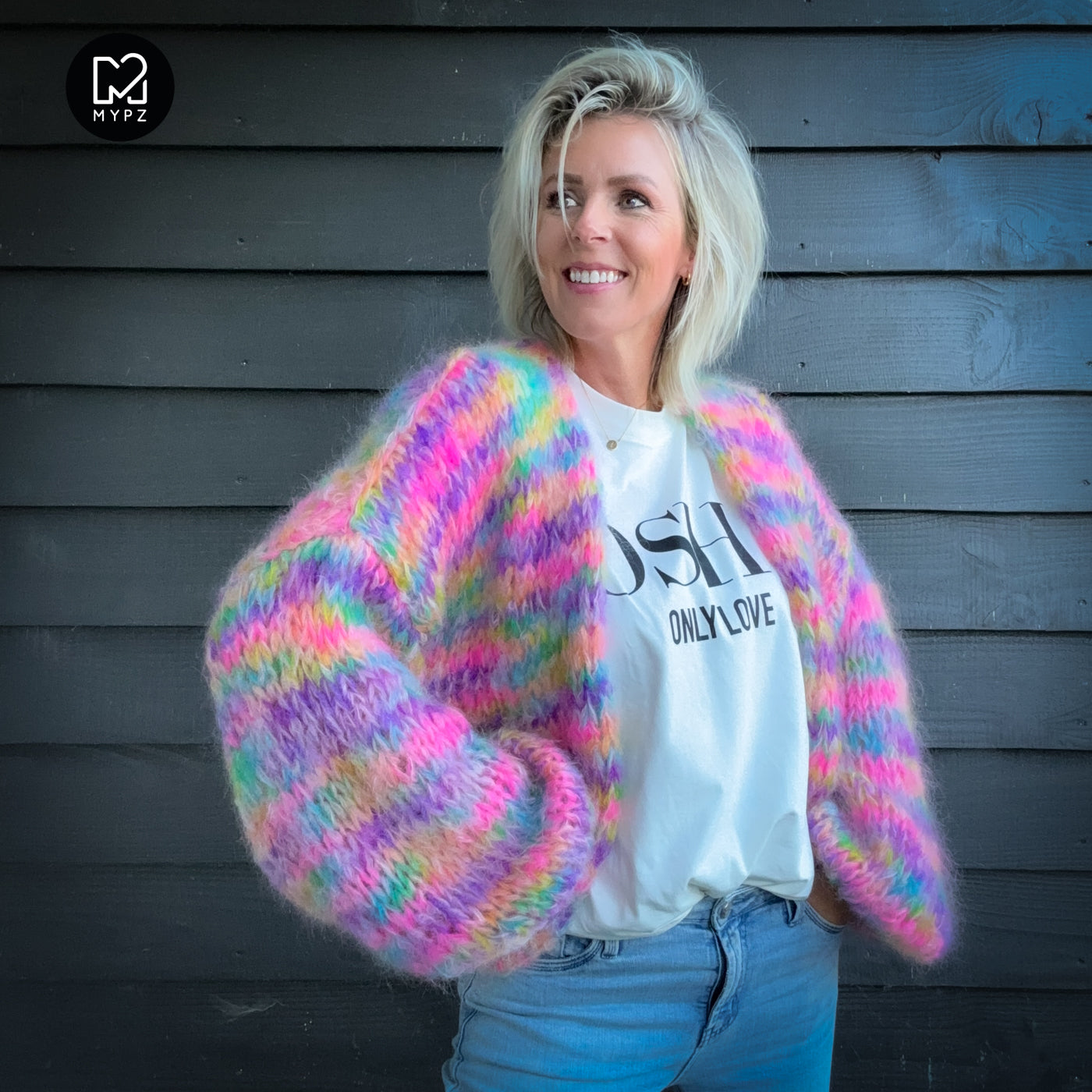 Strickset – MYPZ Short Chunky Mohair Cardigan Maia No.15 (ENG-NL-DE)