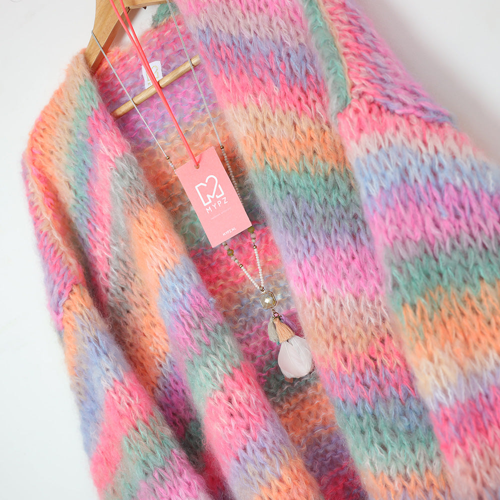 Strickset – MYPZ Chunky Mohair Cardigan Pastelicious No15 (ENG-NL-DE)