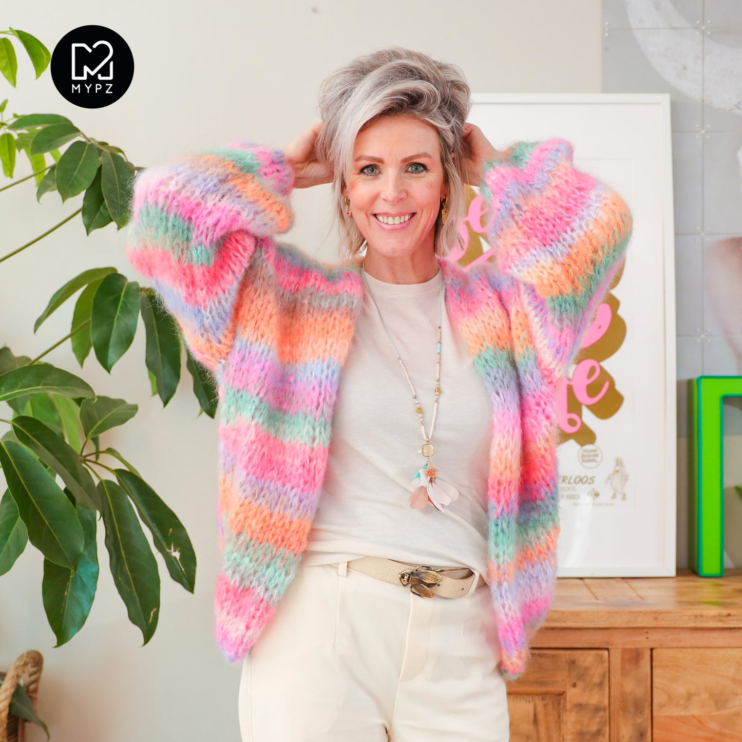 Strickset – MYPZ Chunky Mohair Cardigan Pastelicious No15 (ENG-NL-DE)