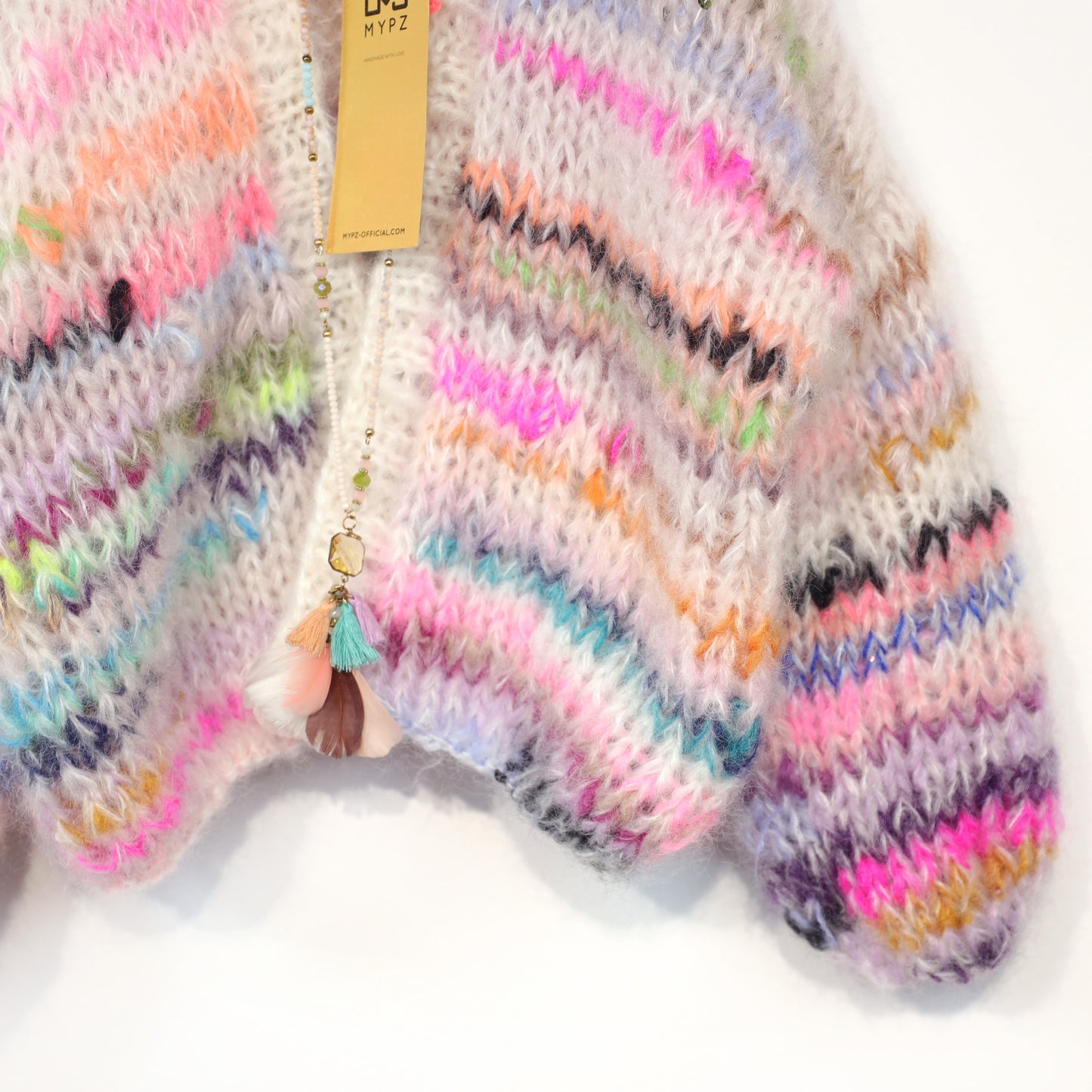 Strickset – MYPZ Chunky Mohair Cardigan Scrap Yarn No12 (ENG-NL-DE)