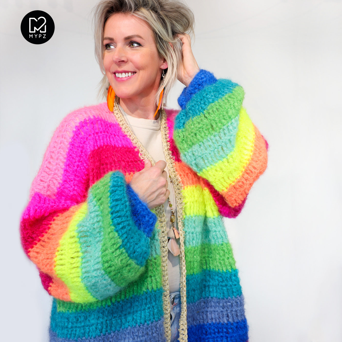Häkelanleitung - MYPZ Cardigan Bowie (ENG-NL-DE)