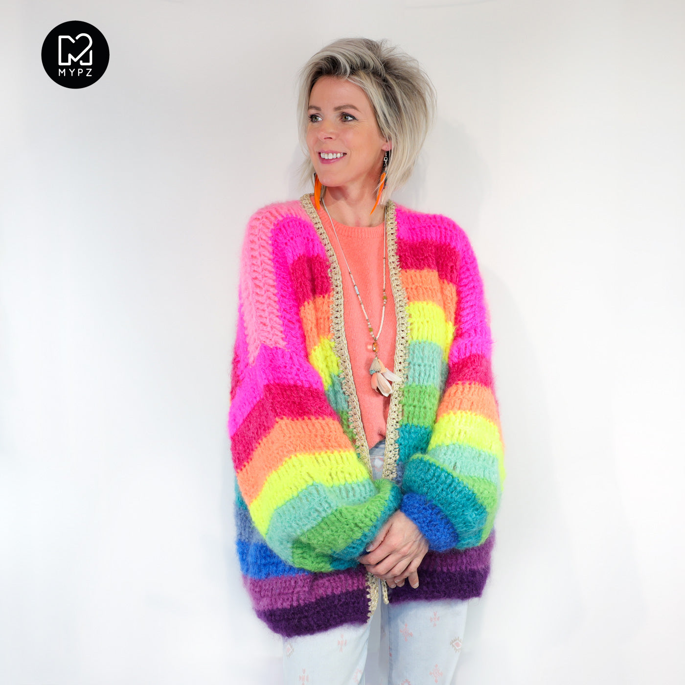 Häkelanleitung - MYPZ Cardigan Bowie (ENG-NL-DE)