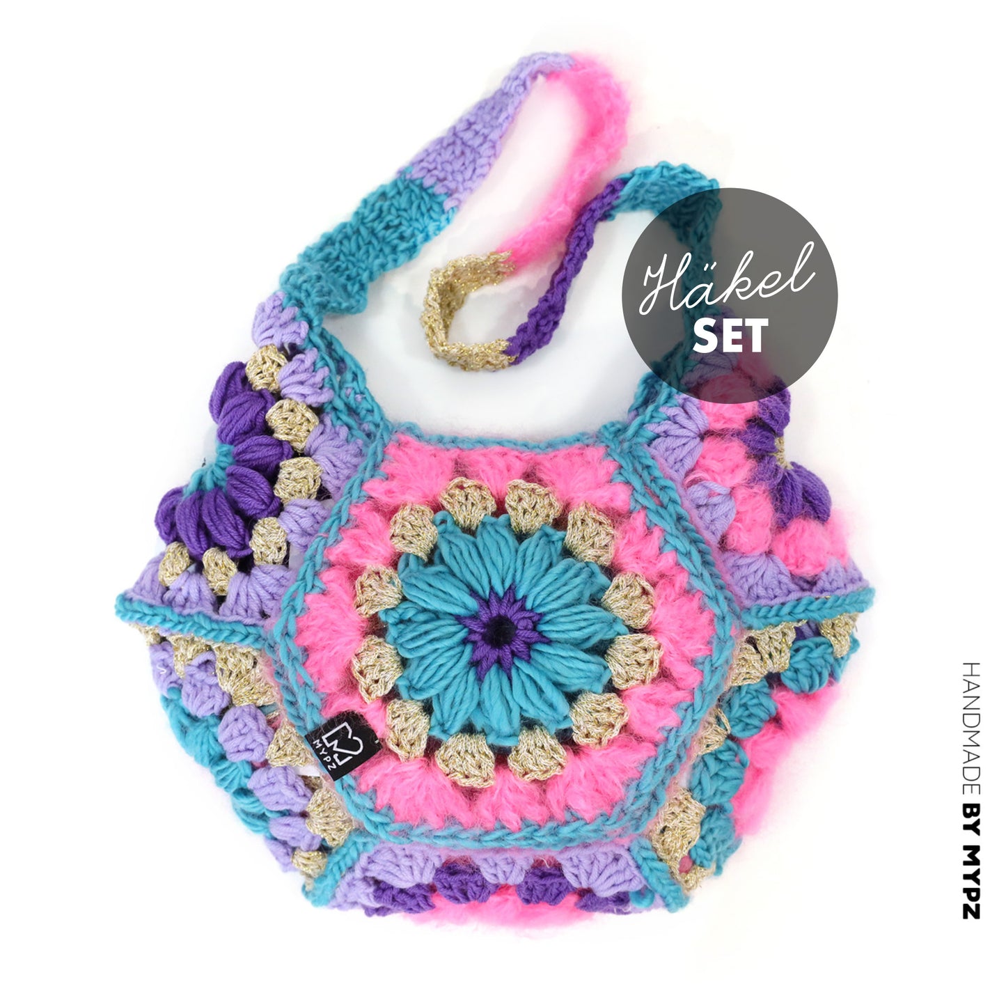Häkelset - MYPZ hexagon bag Pacha (ENG-NL-DE)