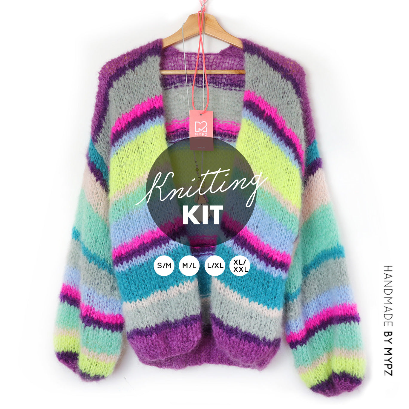 Strickset – MYPZ Basic Light Mohair Cardigan Costa No10 (ENG-NL-DE)