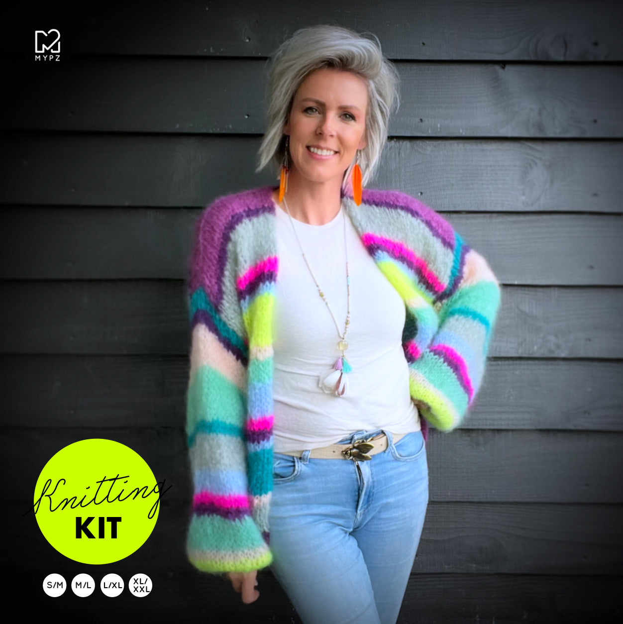 Strickset – MYPZ Basic Light Mohair Cardigan Costa No10 (ENG-NL-DE)