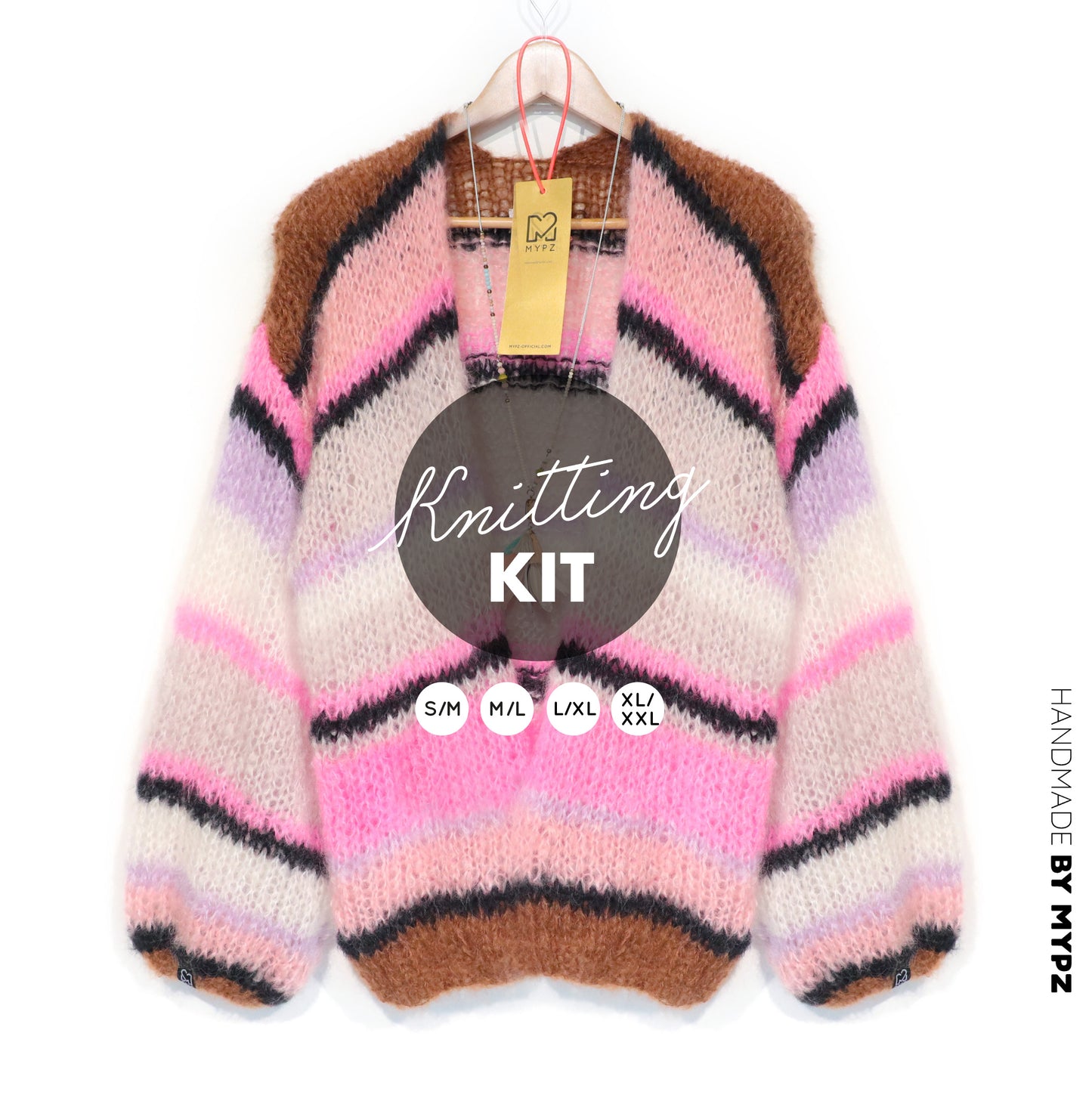 Strickset – MYPZ Basic Light Mohair Cardigan Jeanie No10 (ENG-NL-DE)