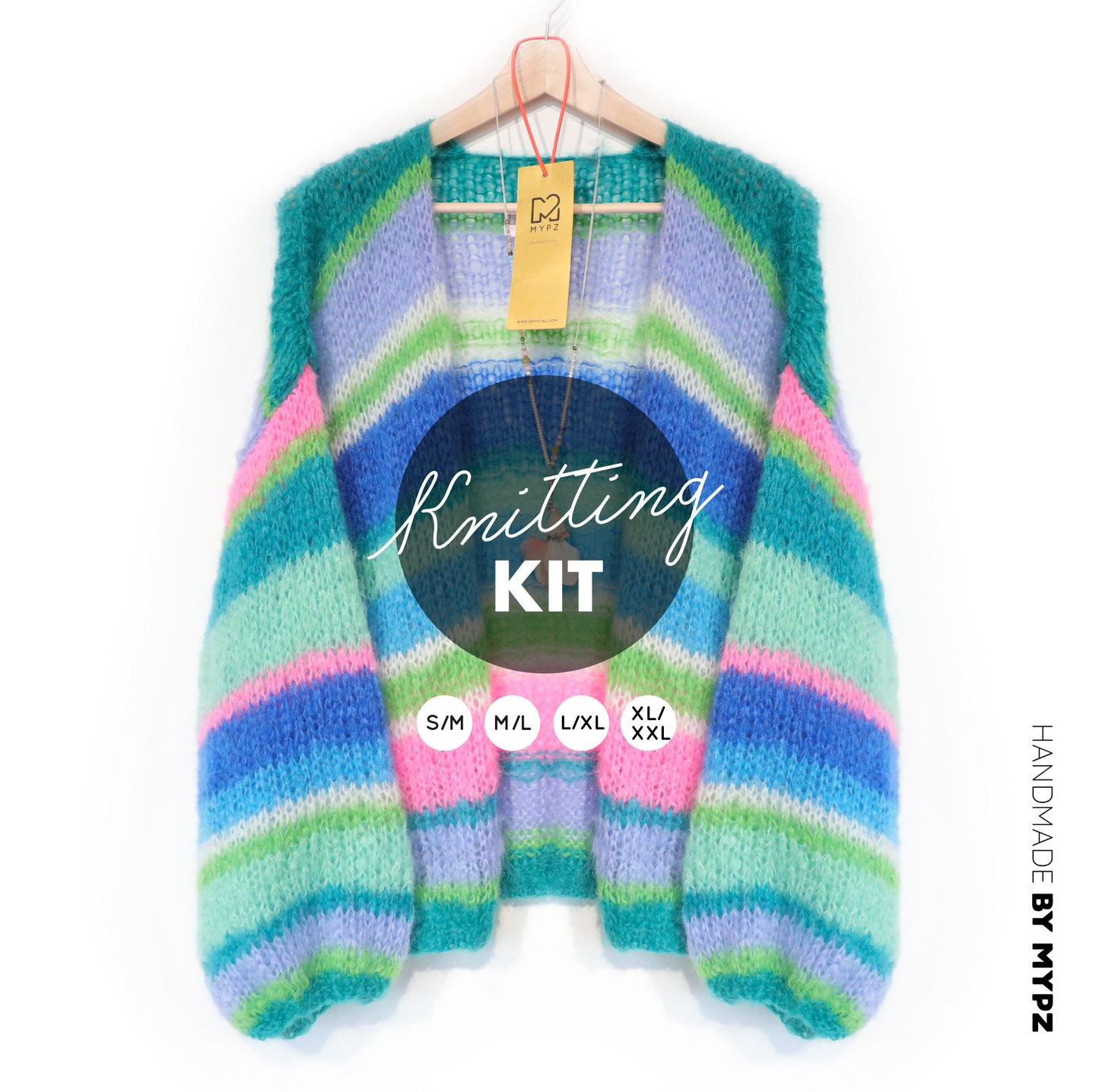 Strickset – MYPZ Basic Light Mohair Cardigan Shamrock No10 (ENG-NL-DE)