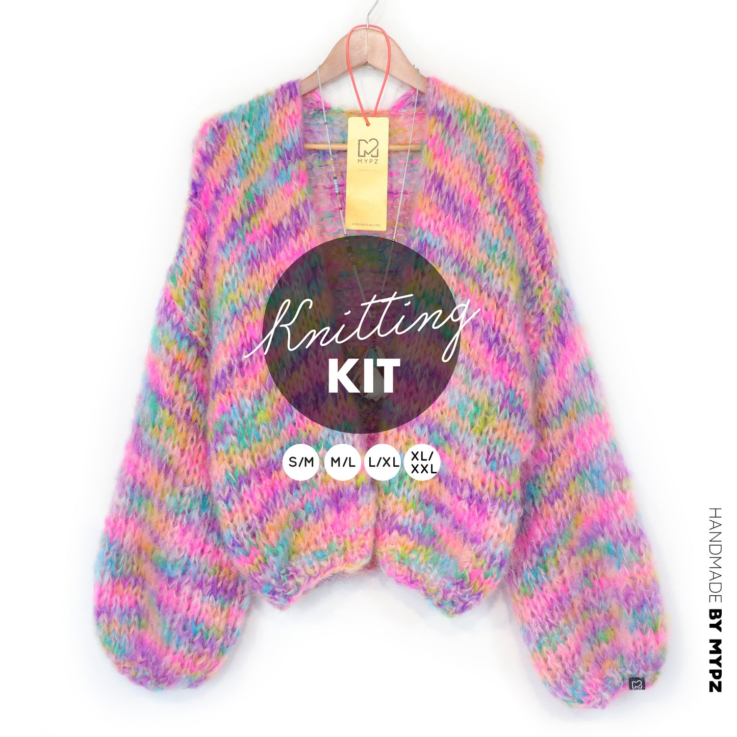 Strickset – MYPZ Short Chunky Mohair Cardigan Maia No.15 (ENG-NL-DE)