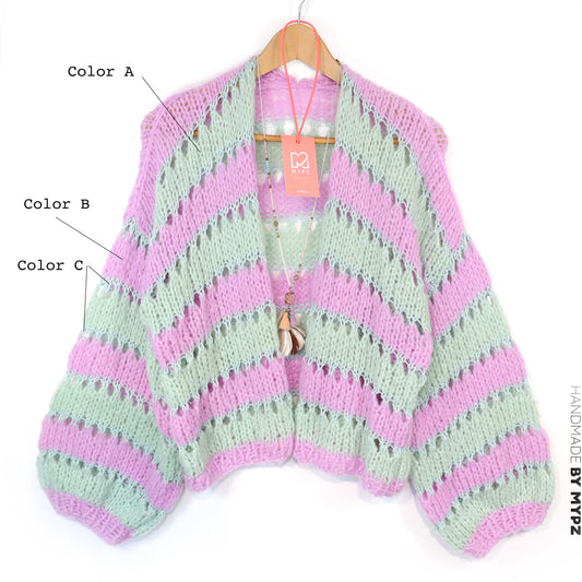 Design Your Own Kit – Strickset MYPZ Alpaca Cloud cardigan No.10