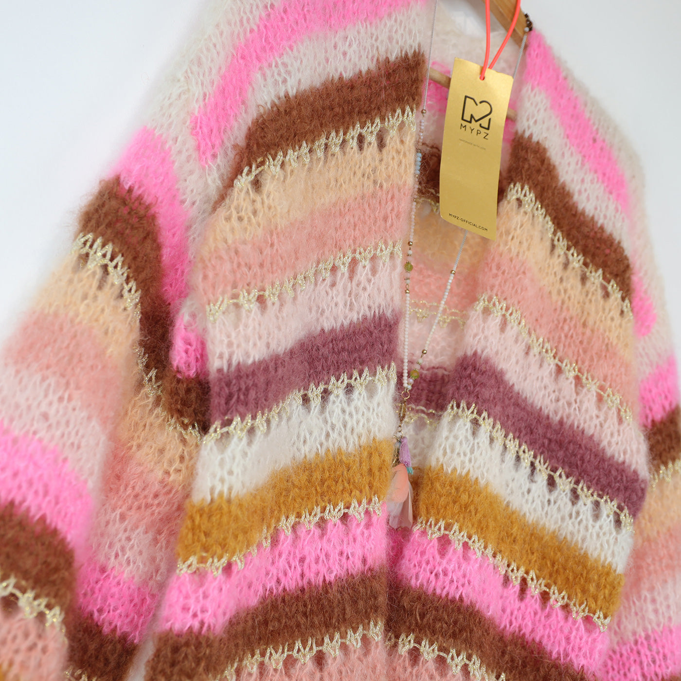 Strickset – MYPZ Light Mohair Cardigan Caramel No10 (ENG-NL-DE)