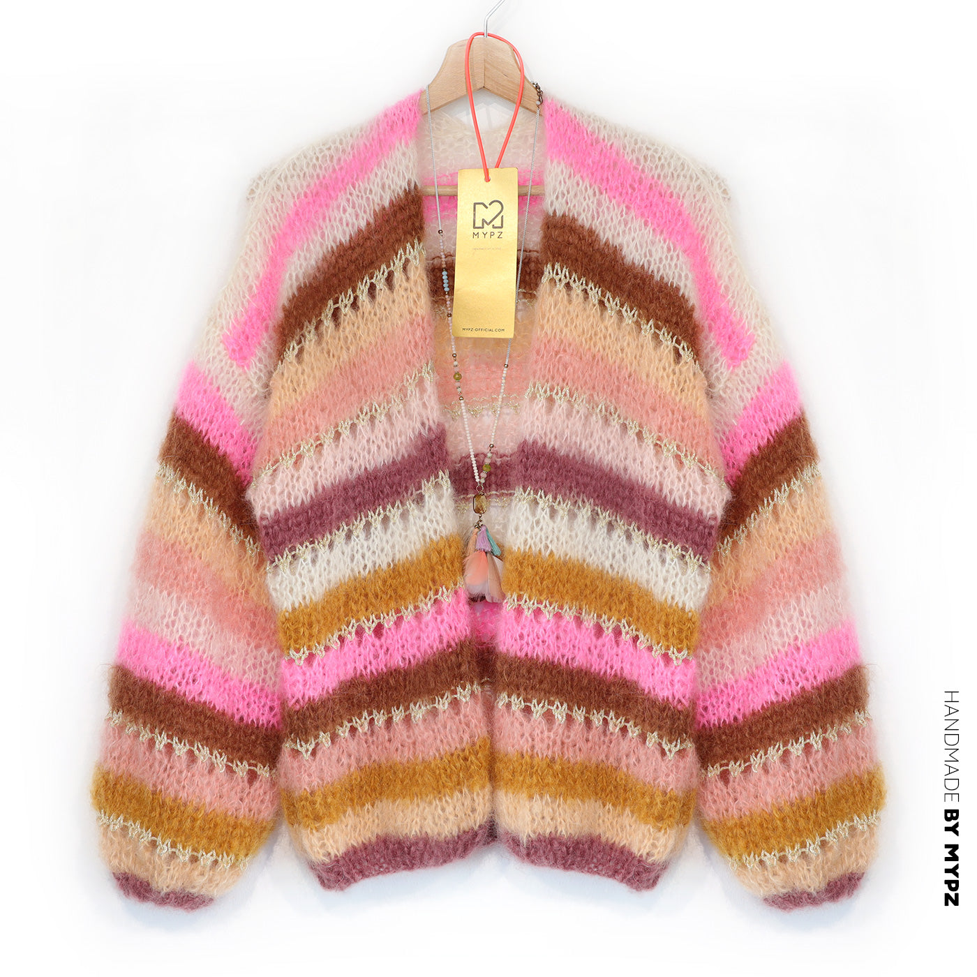 Strickset – MYPZ Light Mohair Cardigan Caramel No10 (ENG-NL-DE)