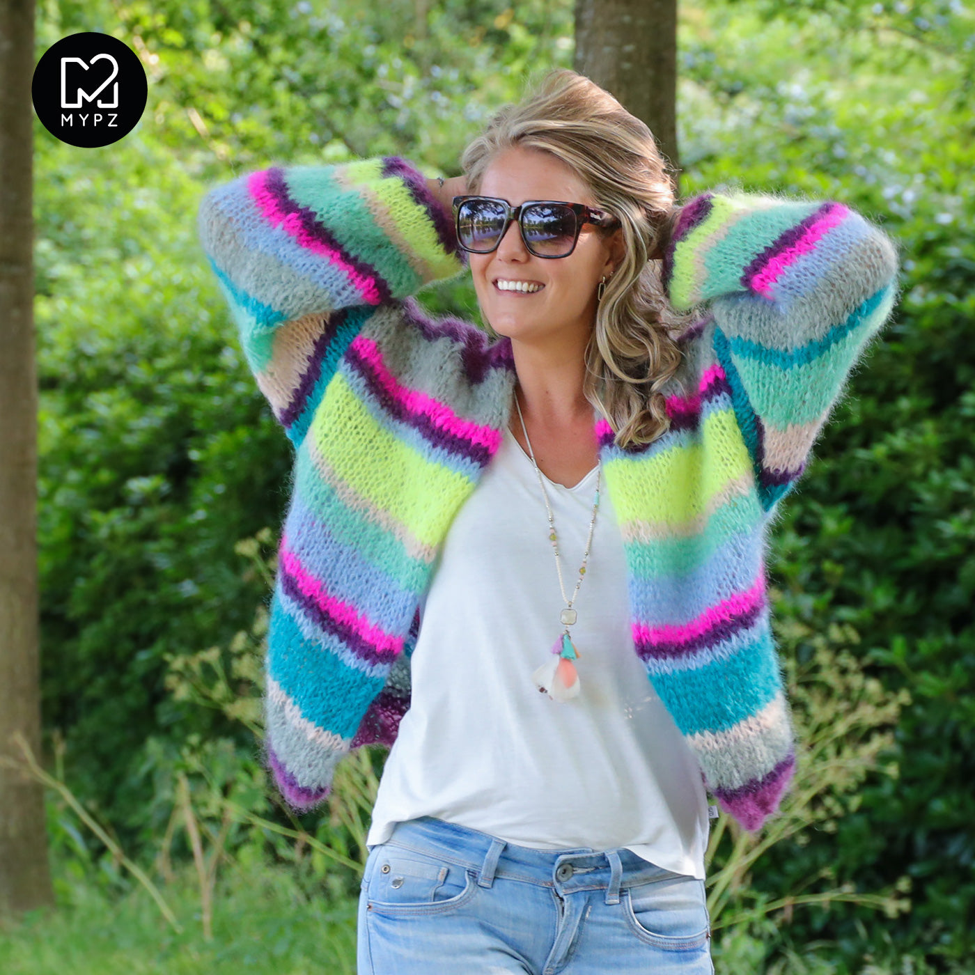 Strickset – MYPZ Basic Light Mohair Cardigan Costa No10 (ENG-NL-DE)