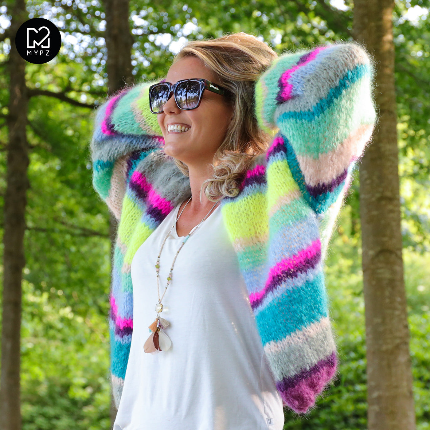 Strickset – MYPZ Basic Light Mohair Cardigan Costa No10 (ENG-NL-DE)