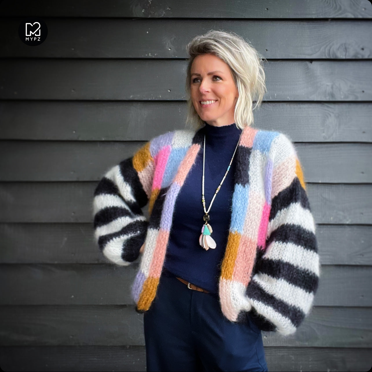 Strickanleitung – MYPZ Light Mohair Cardigan Fuzzy No10 (ENG-NL-DE)