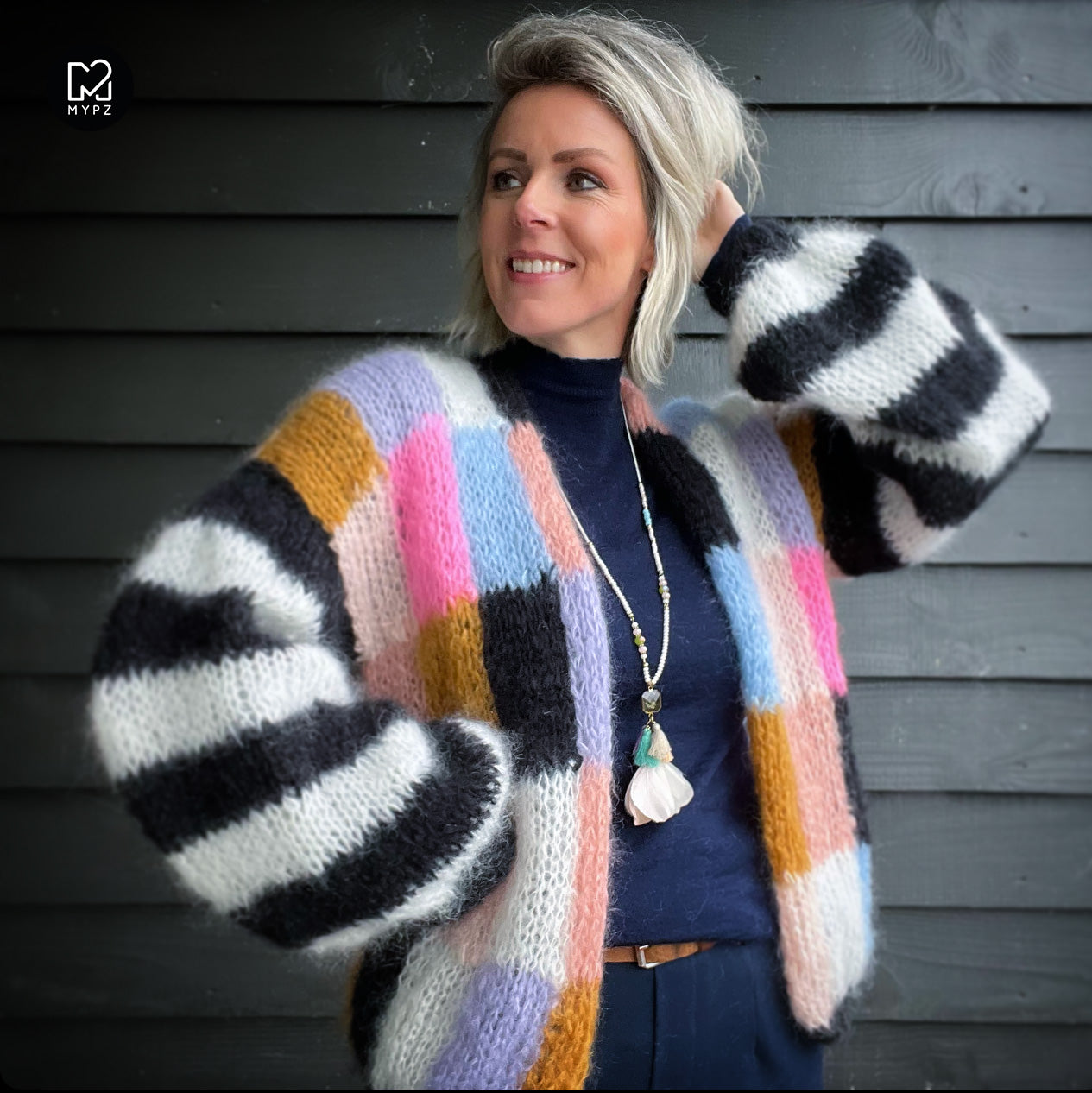 Strickanleitung – MYPZ Light Mohair Cardigan Fuzzy No10 (ENG-NL-DE)
