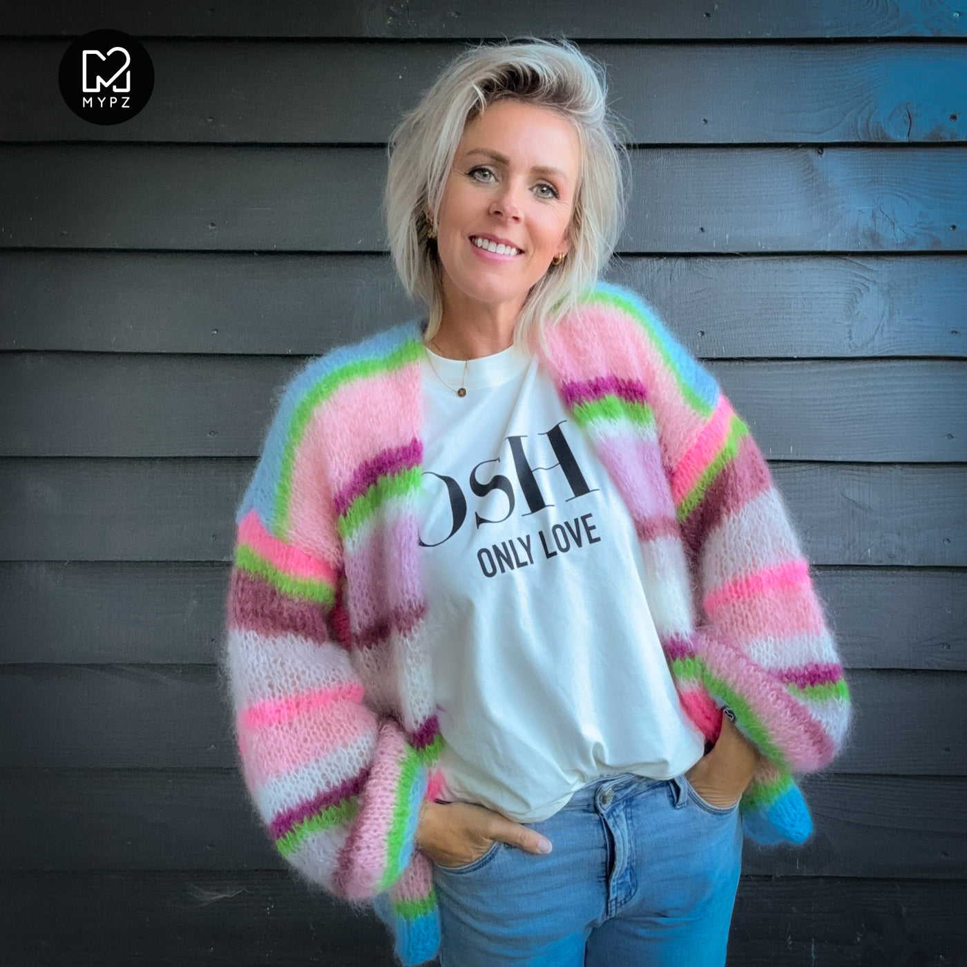 Strickset – MYPZ Light Mohair Cardigan Candy Clouds No10 (ENG-NL-DE)