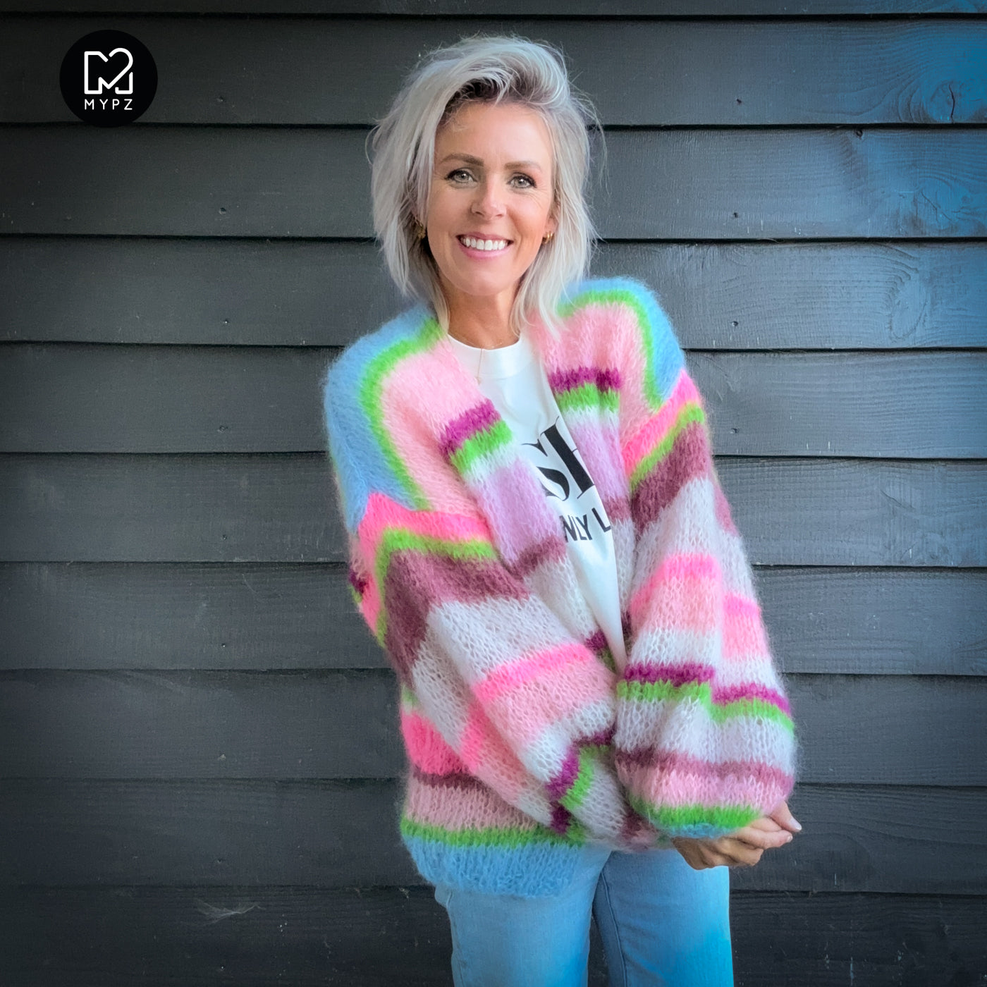 Strickset – MYPZ Light Mohair Cardigan Candy Clouds No10 (ENG-NL-DE)