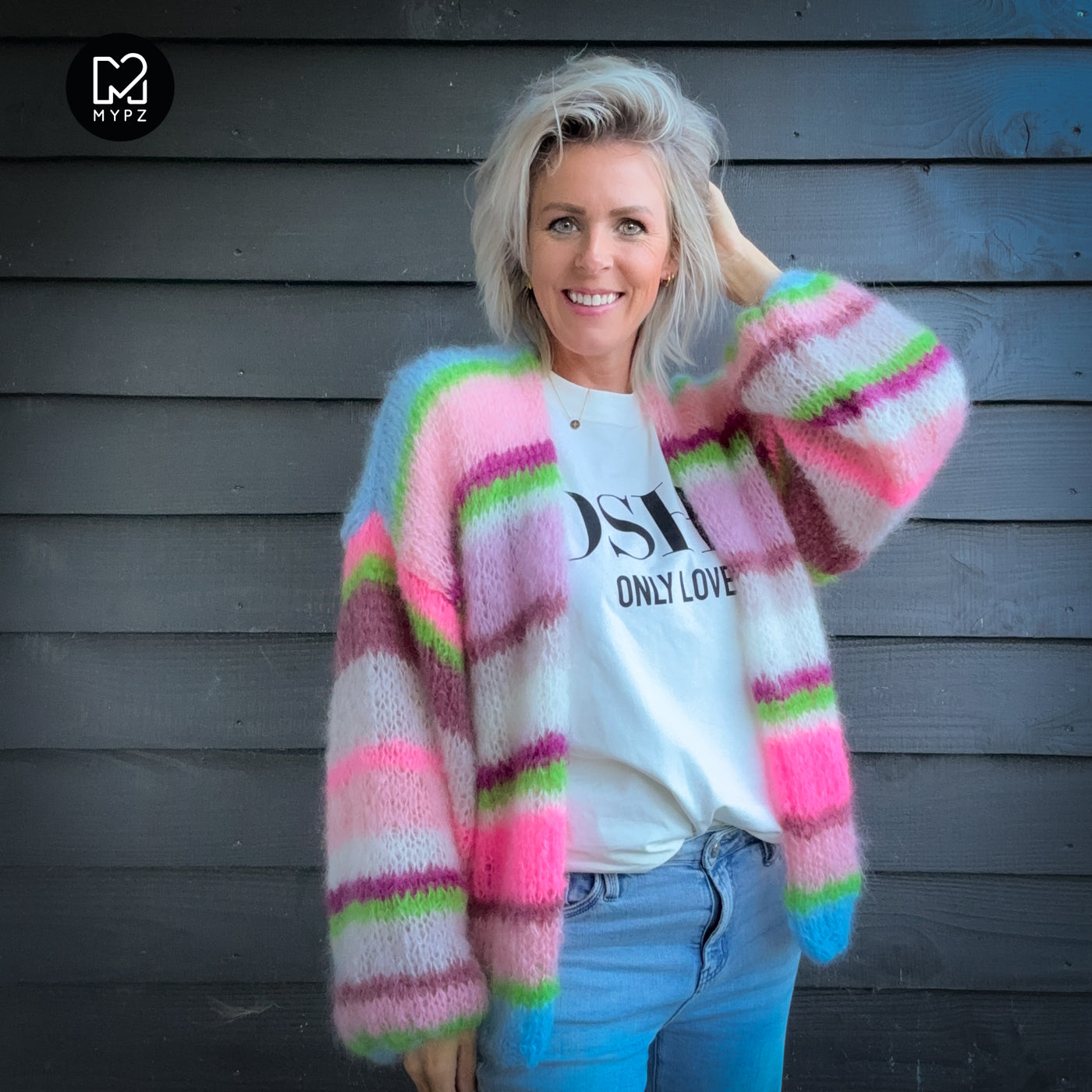 Strickset – MYPZ Light Mohair Cardigan Candy Clouds No10 (ENG-NL-DE)