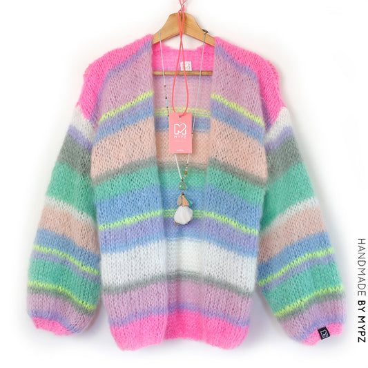Strickset – MYPZ Basic Light Mohair Cardigan Helio No10 (ENG-NL-DE)