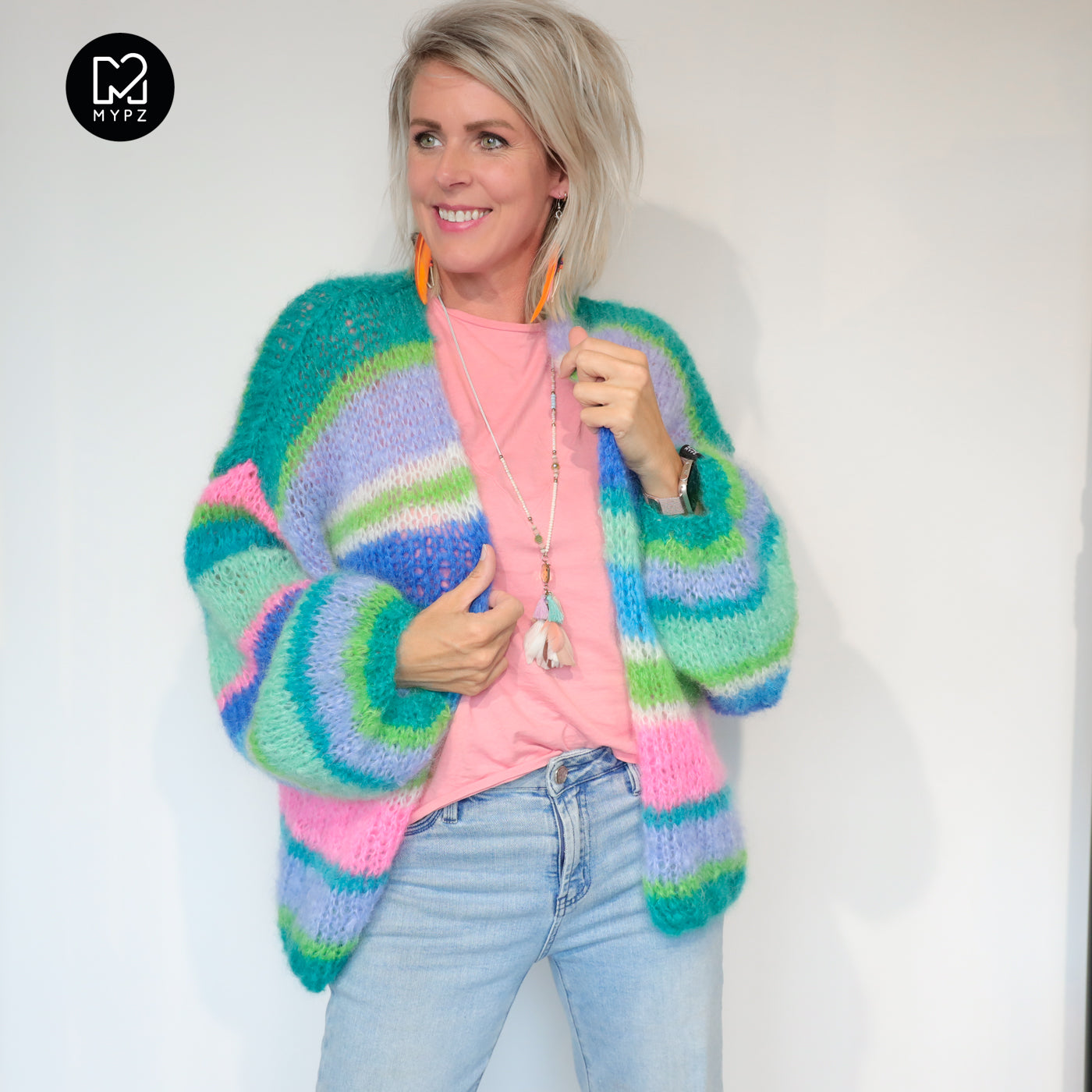 Strickset – MYPZ Basic Light Mohair Cardigan Shamrock No10 (ENG-NL-DE)
