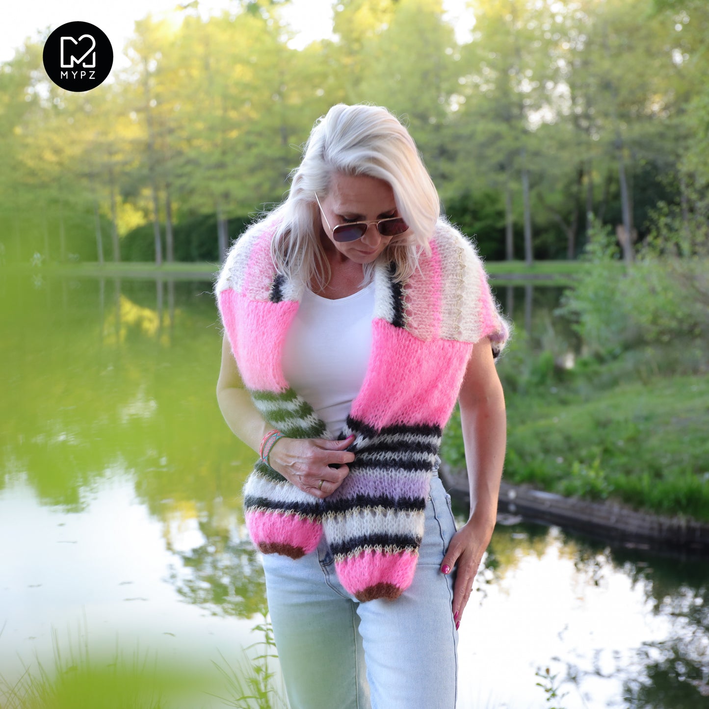 Knitting Kit – MYPZ Basic Light Mohair Pullover Alex no10 (ENG-NL-DE)