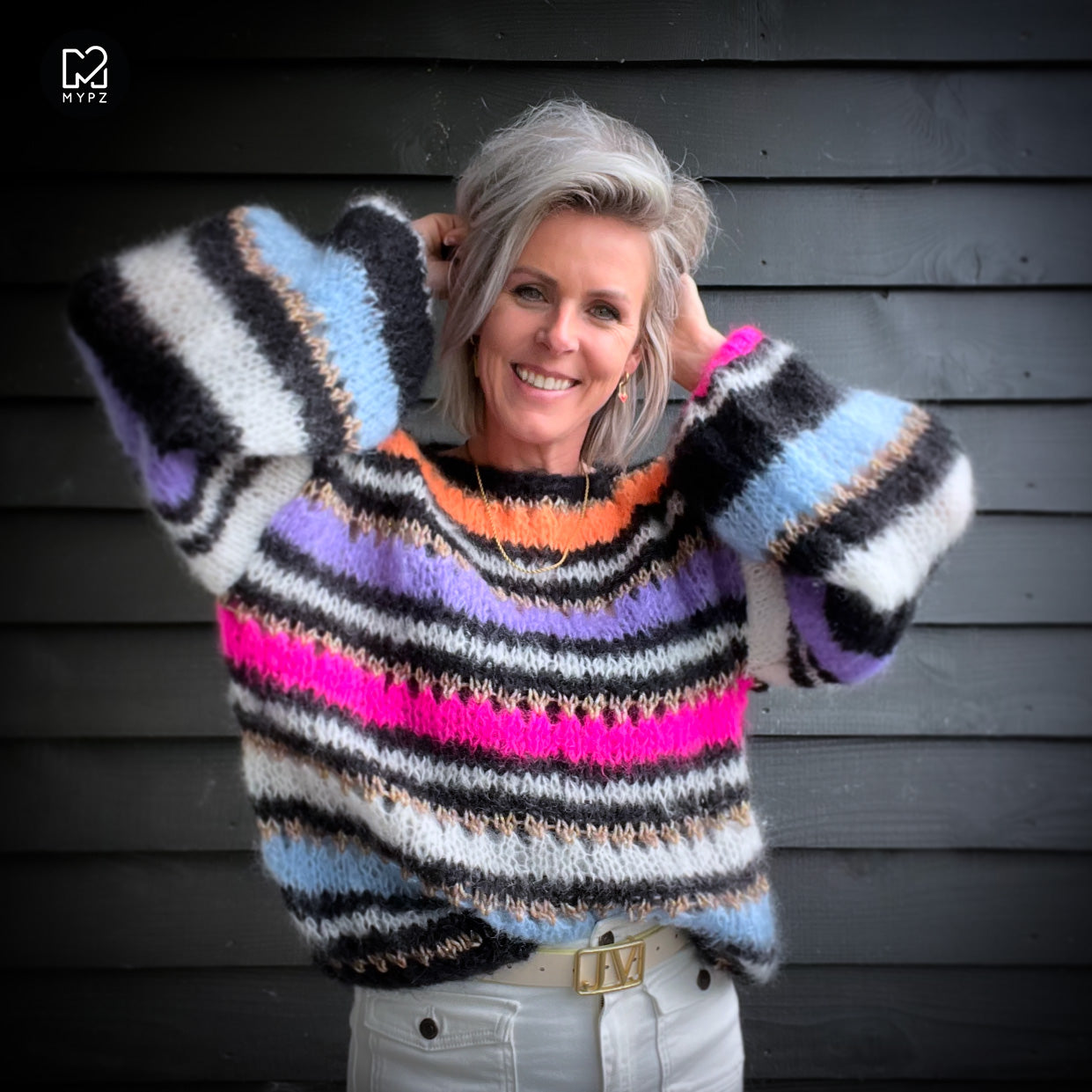 Strickset – MYPZ Basic Light Mohair Pullover Lux no10 (ENG-NL-DE)