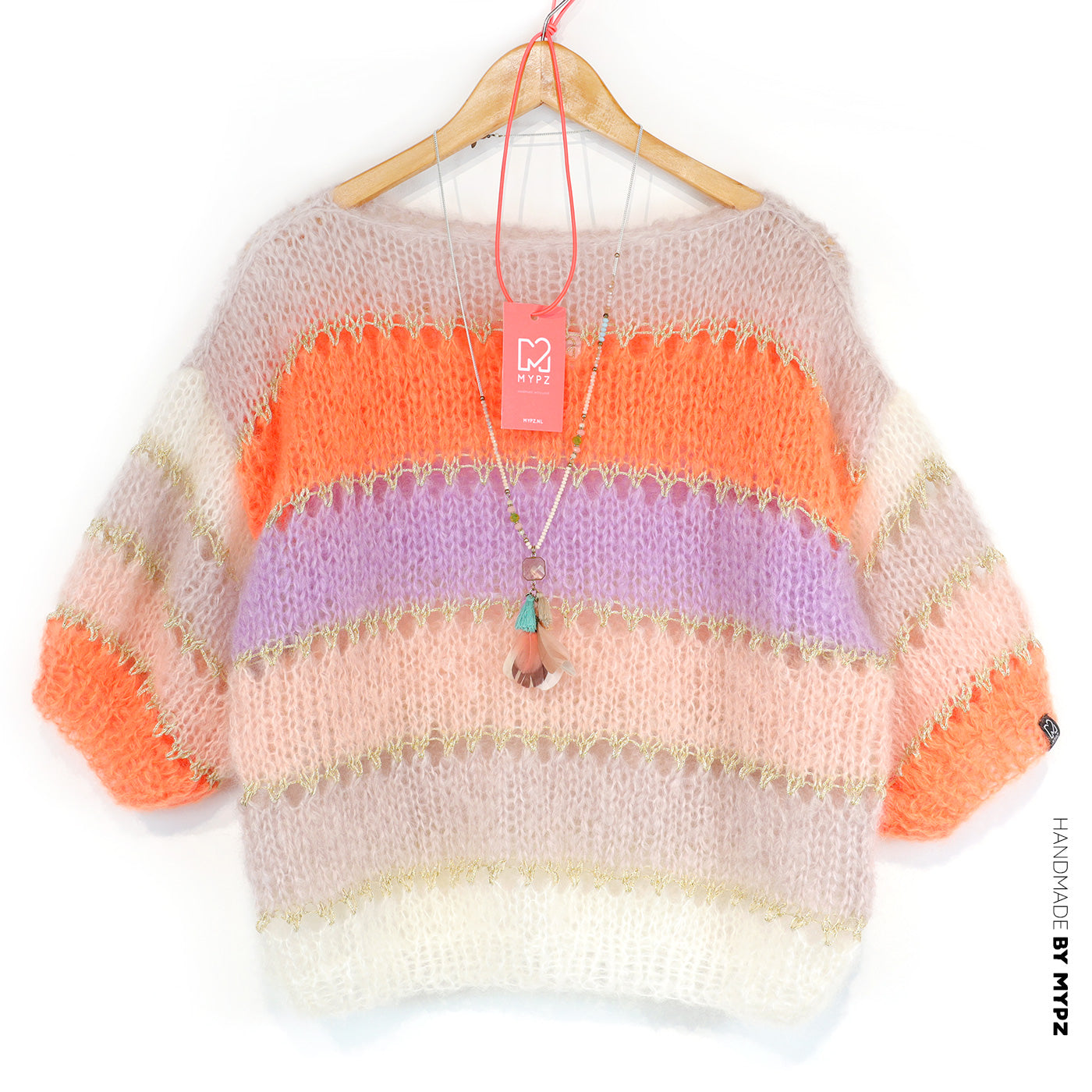 Strickset – MYPZ Light Mohair Top Orange No10 (ENG-NL-DE)