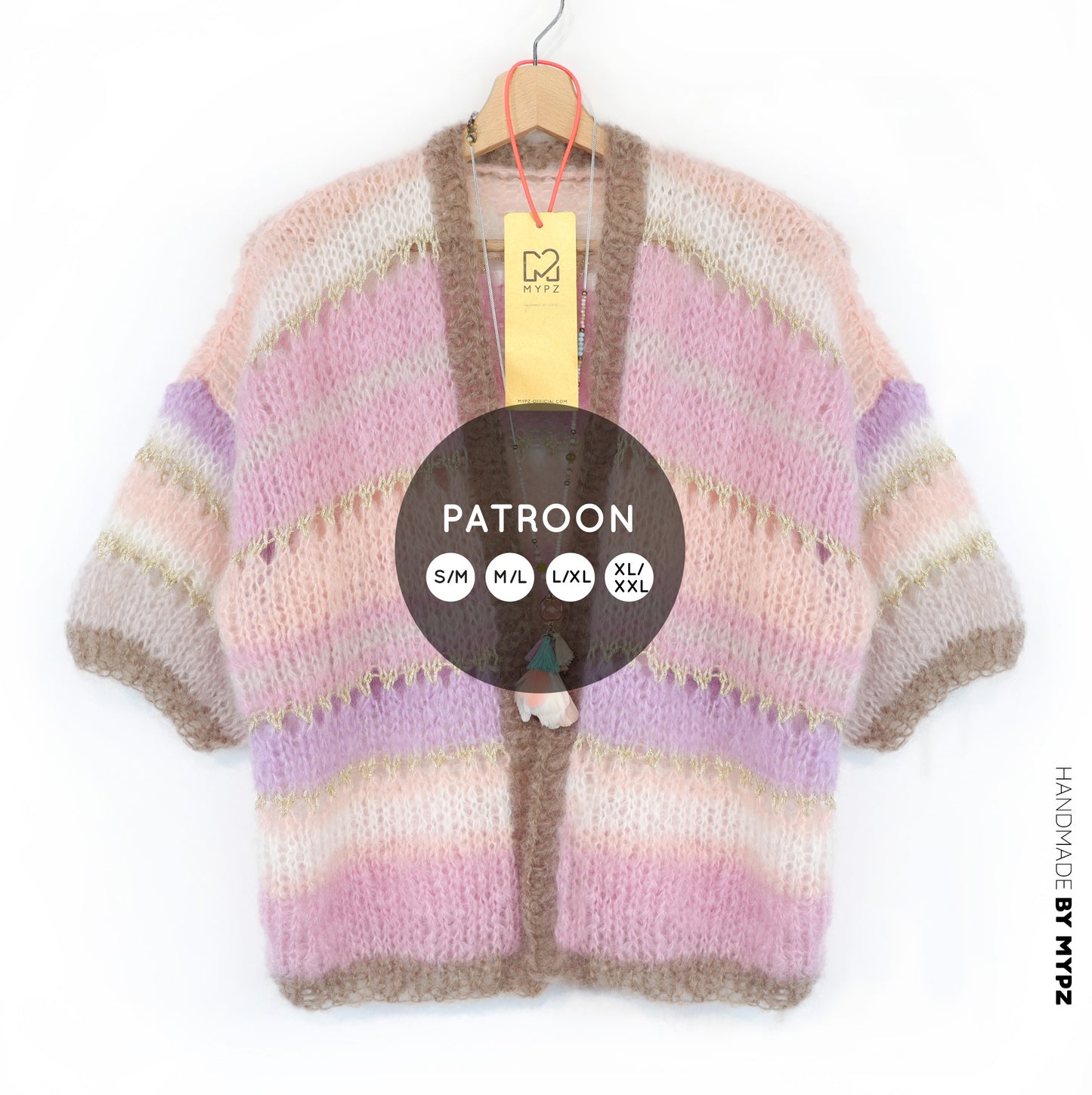 Strickanleitung – MYPZ Light Mohair Cardigan Milana No10 (ENG-NL-DE)