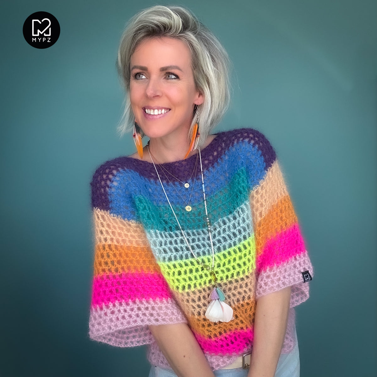 Häkelset - Rainbow top (ENG-NL-DE)