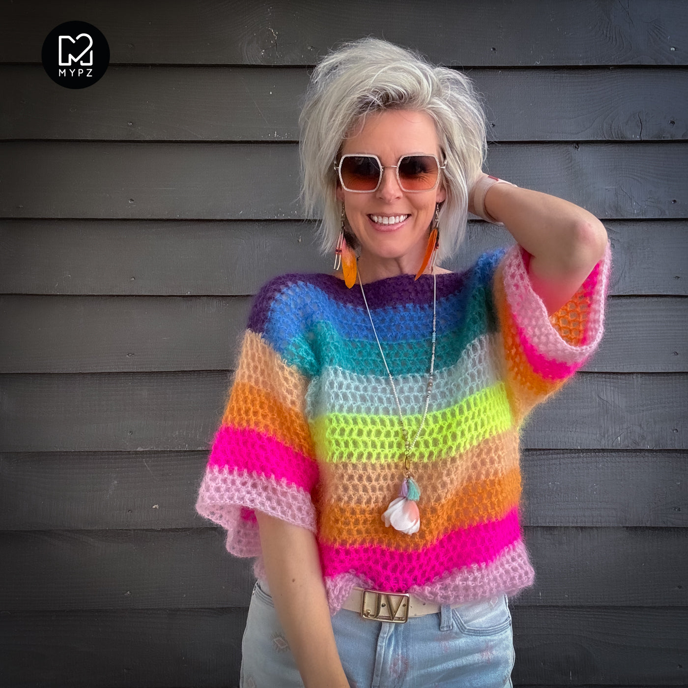Häkelanleitung – MYPZ Rainbow top (ENG-NL-DE)