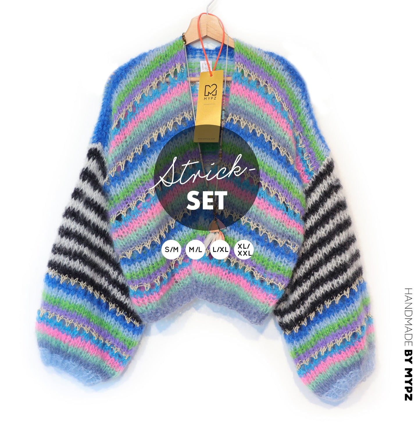 Strickset – MYPZ Light Mohair Cardigan Beverly No10 (ENG-NL-DE)