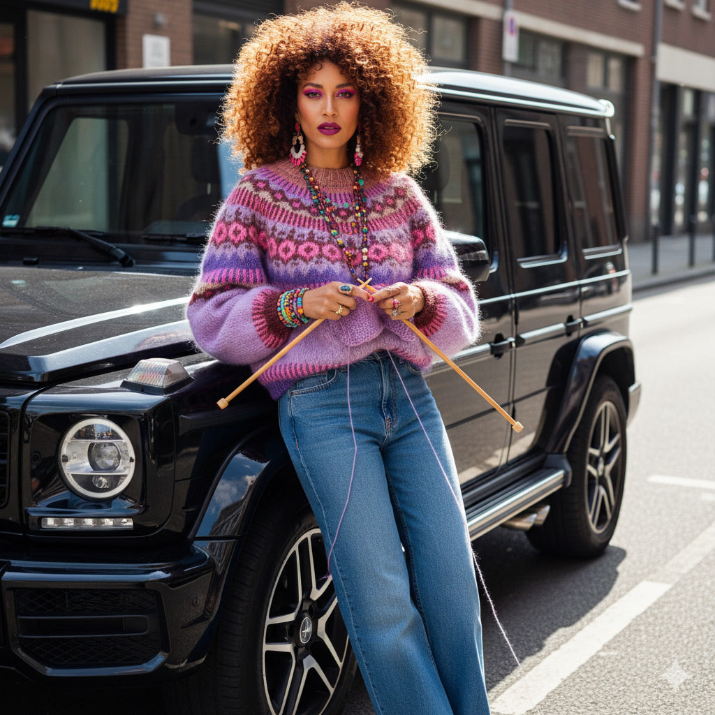 Strickset – MYPZ top-down sweater True Love No6 (ENG-NL-DE)