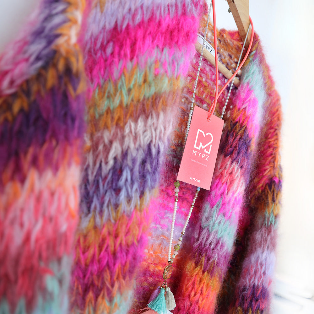 MYPZ Chunky Mohair Cardigan Piece