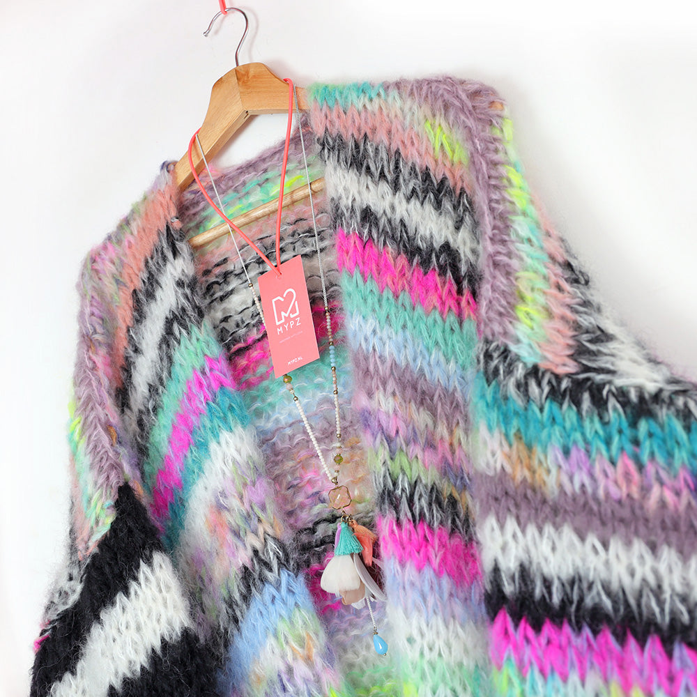 Strickset – MYPZ Chunky Mohair Cardigan Indian Summer No.15 (ENG-NL-DE-NO)